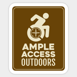 Ample Access Outdoors Navigator Sticker